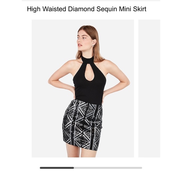 Express Dresses & Skirts - 🎉HOST PICK🎉NWOT Express sequin skirt size medium